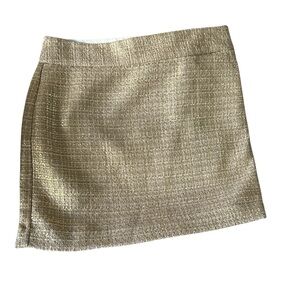 Banana Republic Gold Mini Skirt